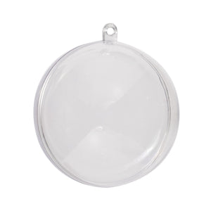 Clear Xmas Baubles